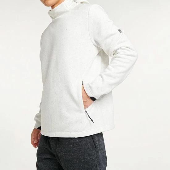 Men's FLX Comfort Fleece Pullover Hoodie Dark Harvest Heather - Image 2