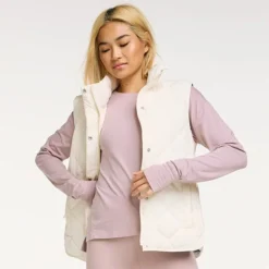 Women's FLX Quilted Packable Vest Grazing Lavendar