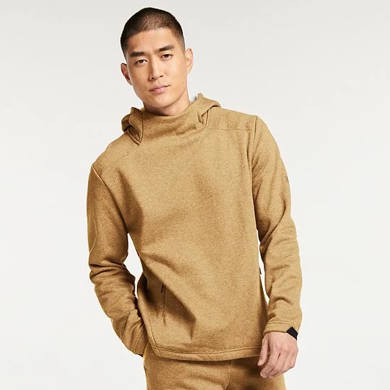 Men's FLX Comfort Fleece Pullover Hoodie Dark Harvest Heather - Image 8