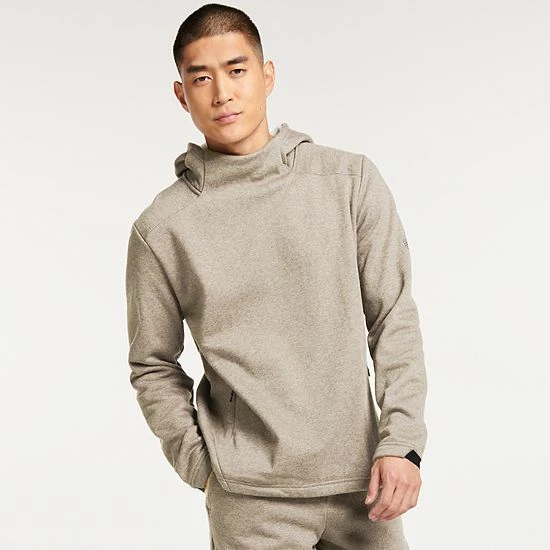 Men's FLX Comfort Fleece Pullover Hoodie Dark Harvest Heather - Image 9