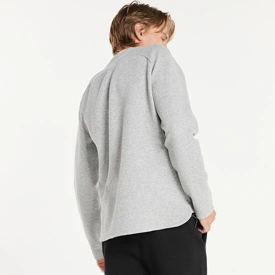 Men's FLX Commuter Fleece Crew Khaki Safari - Image 2