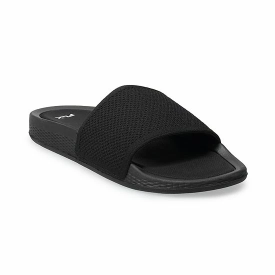 FLX Anchor Men's Comfort Slide Sandals Black Ombre - Image 9