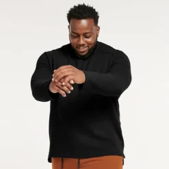 Big & Tall FLX Commuter Fleece Crew Bravado Brown