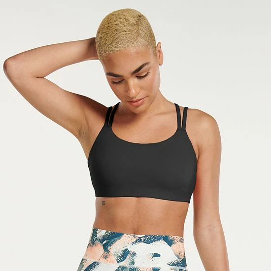 Women's FLX Affirmation Low-Impact Strappy Sports Bra Modern White - Image 5