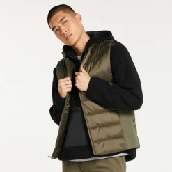 Men's FLX Active Quilted Vest Mineral Black