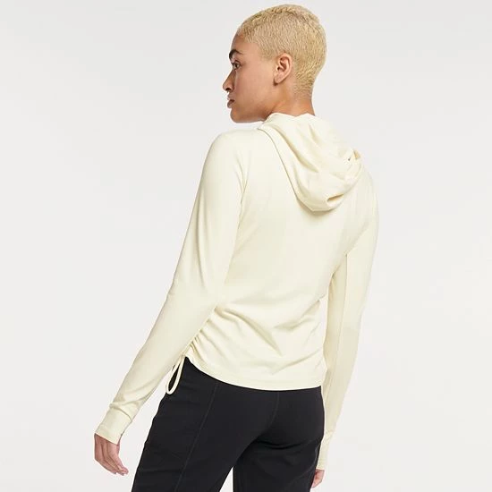 Women's FLX Affirmation Hooded Mockneck Top Plum Pie - Image 2