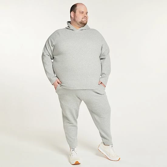 Big & Tall FLX Commuter Fleece Joggers Mineral Black - Image 3