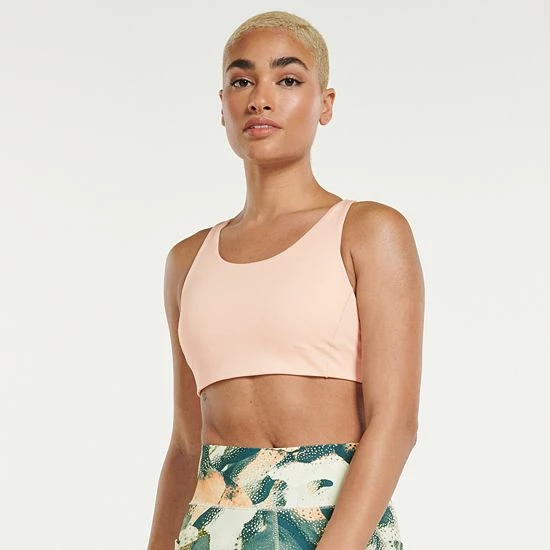 FLX Ascent Medium-Impact Sports Bra Leisure Beige - Image 5