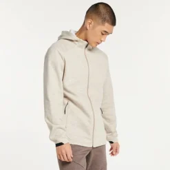 Men's FLX Comfort Fleece Full-Zip Hoodie Light Fudge Heather