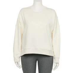 Plus Size FLX Embrace Crewneck Sweatshirt Soft Breeze