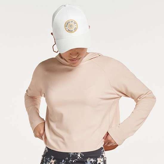 Women's FLX Side Slit Lightweight Hoodie Plum Pie - Image 7