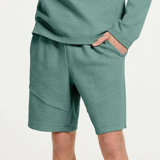 Men's FLX 9" Commuter Fleece Shorts Dalton Mint - Image 12