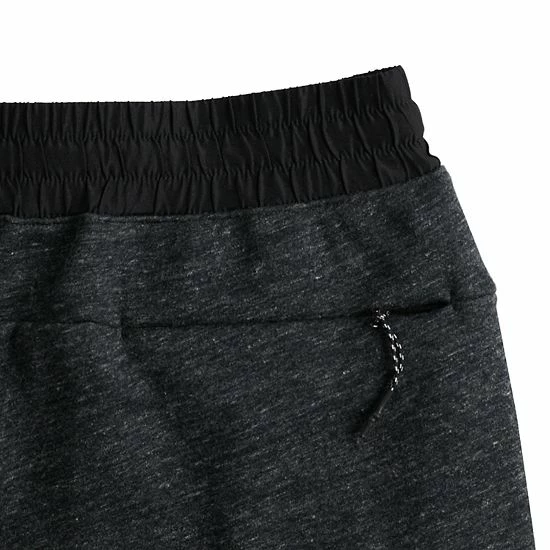 Men's FLX Comfort Fleece Cargo Joggers Black Steam Heather - Image 5