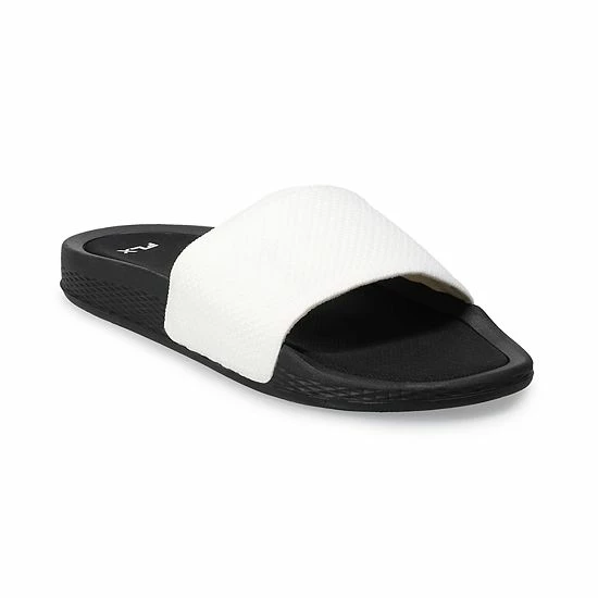 FLX Anchor Men's Comfort Slide Sandals Black Ombre - Image 12