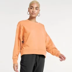 Women's FLX Embrace Crewneck Sweatshirt Ivory Silk