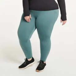 Plus Size FLX Ascent High-Waisted 7/8 Ankle Leggings Mosaic Print