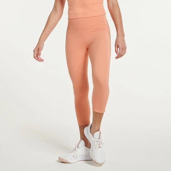 Women's FLX Affirmation High-Waisted Capri Leggings Southern Peach - Image 6