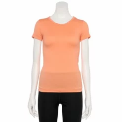 Women's FLX Balance Ribbed Crewneck Tee Grape Fondant