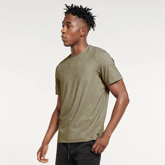 Men's FLX Commuter Training Tee Discreet Green - Image 7