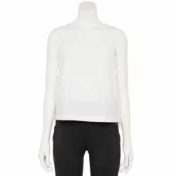 Women's FLX Cinch-Back Woven Tank Plum Sherry