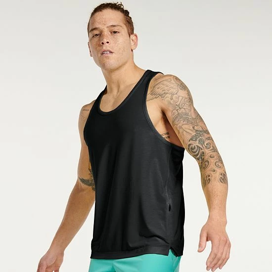 Men's FLX Running Tank Solomon Sea - Image 8