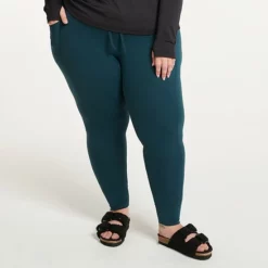Plus Size FLX Affirmation High-Waisted 7/8 Ankle Leggings Midnight Flood