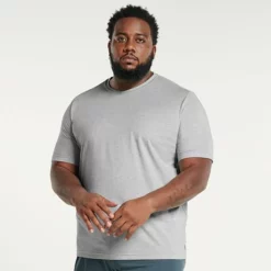 Big & Tall FLX Dynamic Comfort V-Neck Tee Bias Blue Sea