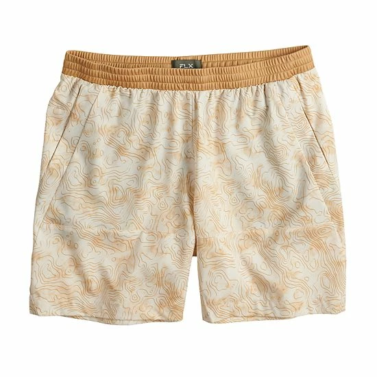 Men's FLX 7" Accelerate Shorts Clay Topography Dye - Image 3