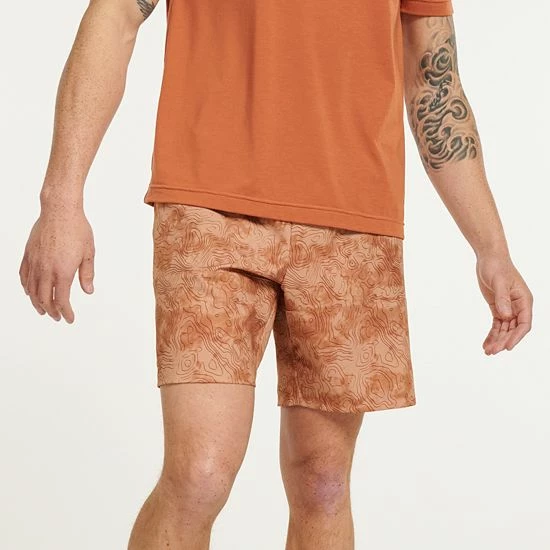 Men's FLX 7" Accelerate Shorts Clay Topography Dye - Image 6