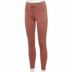 Women's FLX Ascent High-Waisted Trail Leggings With Pockets Midnight Flood