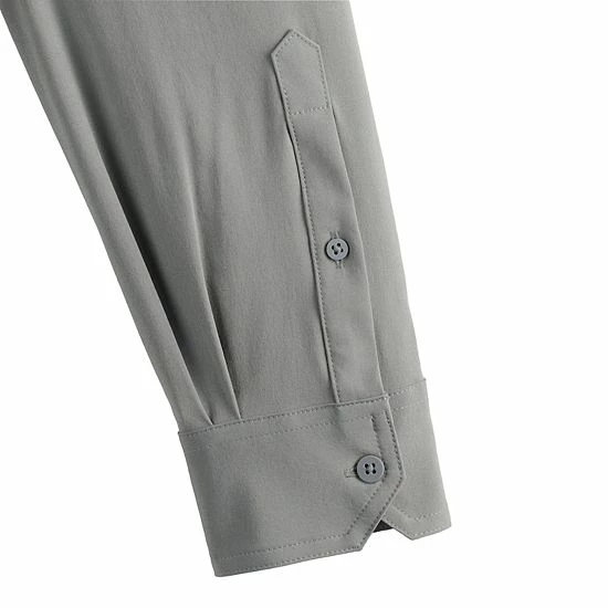 Men's FLX Dynamic Stretch Button-Down Shirt Napia Plum - Image 4