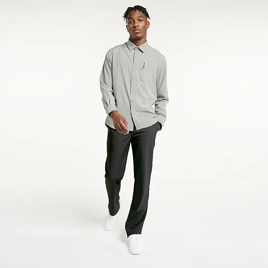 Men's FLX Dynamic Stretch Button-Down Shirt Napia Plum - Image 5