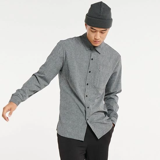 Men's FLX Dynamic Stretch Button-Down Shirt Napia Plum - Image 12