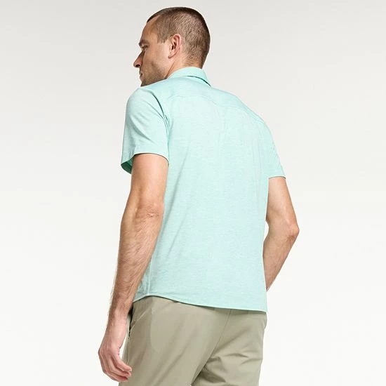 Men's FLX Dynamic Comfort Button-Down Shirt Charcoal - Image 2