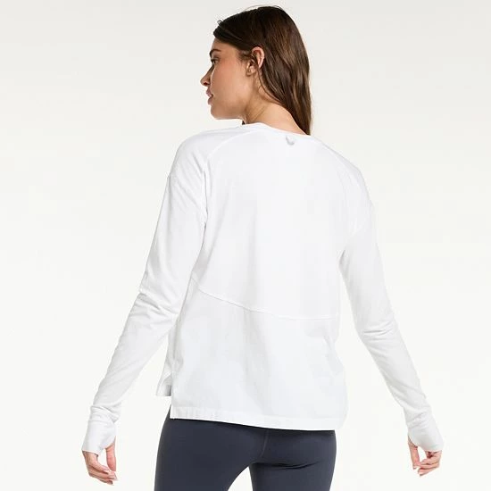 Women's FLX Core Drop-Shoulder Tee Modern White - Image 2