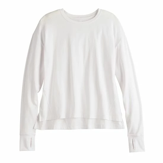 Women's FLX Core Drop-Shoulder Tee Modern White - Image 3