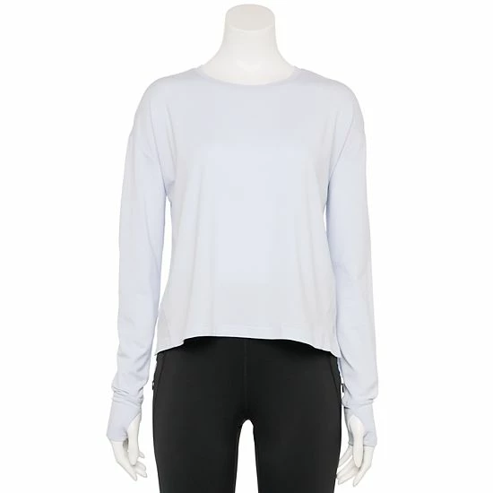 Women's FLX Core Drop-Shoulder Tee Modern White - Image 4