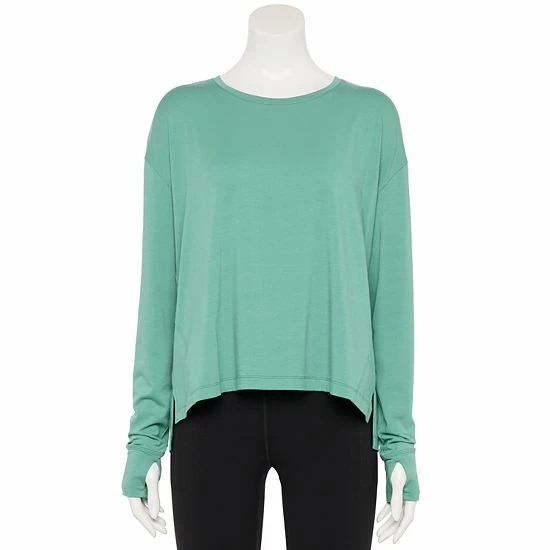 Women's FLX Core Drop-Shoulder Tee Modern White - Image 6