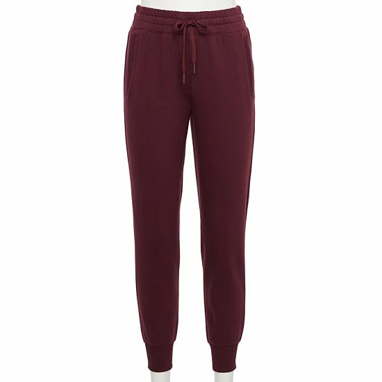 Women's FLX Embrace High-Waisted Banded-Bottom Sweatpants Plum Pie - Image 6