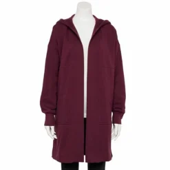 Women's FLX Open-Front Seamed Sweatshirt Cardigan Armour Gray