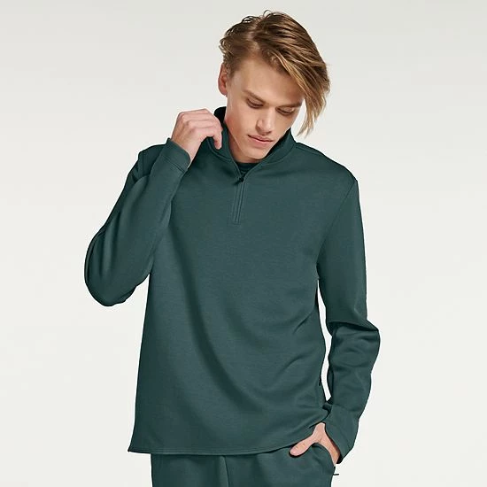 Men's FLX Mid-Weight Pullover Silent Navy - Image 7