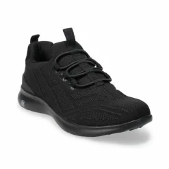 FLX Awaken Bungee-Lace Men's Slip-On Shoes Black White