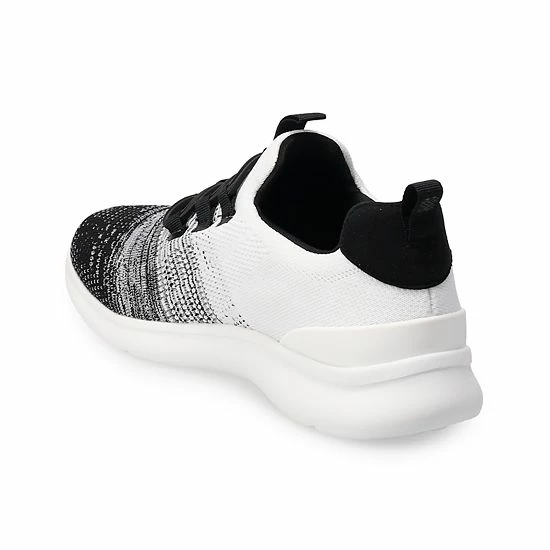 FLX Awaken Bungee-Lace Men's Slip-On Shoes Black White - Image 3