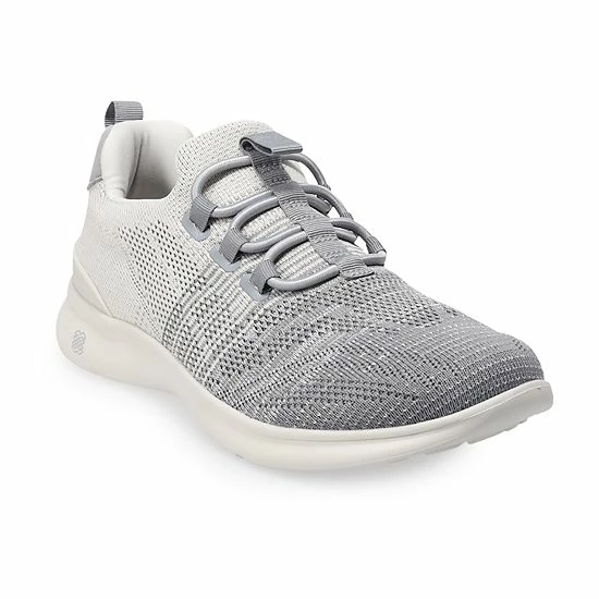 FLX Awaken Bungee-Lace Men's Slip-On Shoes Black White - Image 7