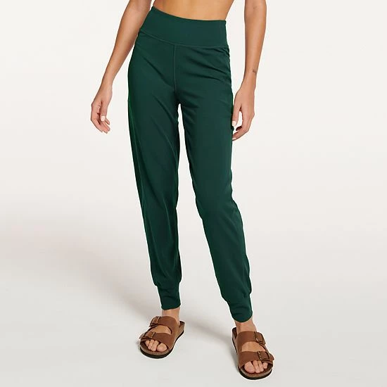 Women's FLX Affirmation High-Waisted Jogger Pants With Side Pockets Sand Trap - Image 6