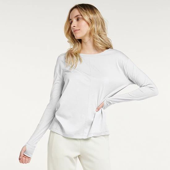 Women's FLX Harmony Front Seam Tee White