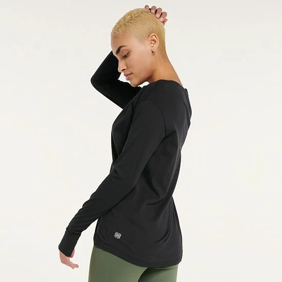 Women's FLX Harmony Front Seam Tee White - Image 2