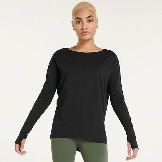 Women's FLX Harmony Front Seam Tee White - Image 4