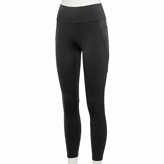 Women's FLX Ascent High-Waisted 7/8 Ankle Leggings Black - Image 4