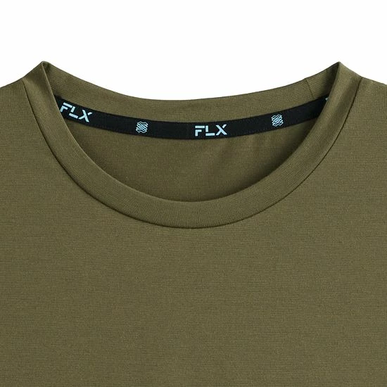 Men's FLX Axis Tee Coral Peach - Image 4